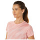Asics Γυναικεία κοντομάνικη μπλούζα Core All Over Print SS Top